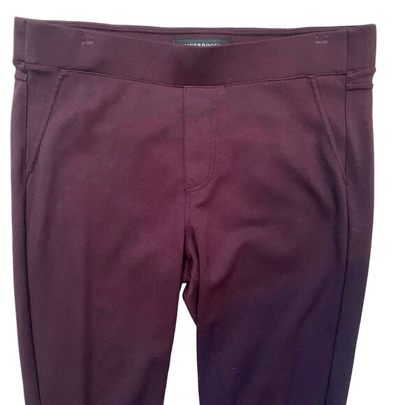 LIVERPOOL Reese Ponte Knit Pull On‎ Pants Ankle Leggings Aubergine Womens 12 US - Picture 3 of 8